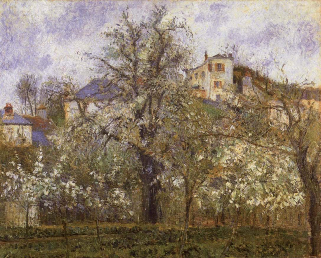 Camille Pissarro Vegetable Garden and Trees in Blossom